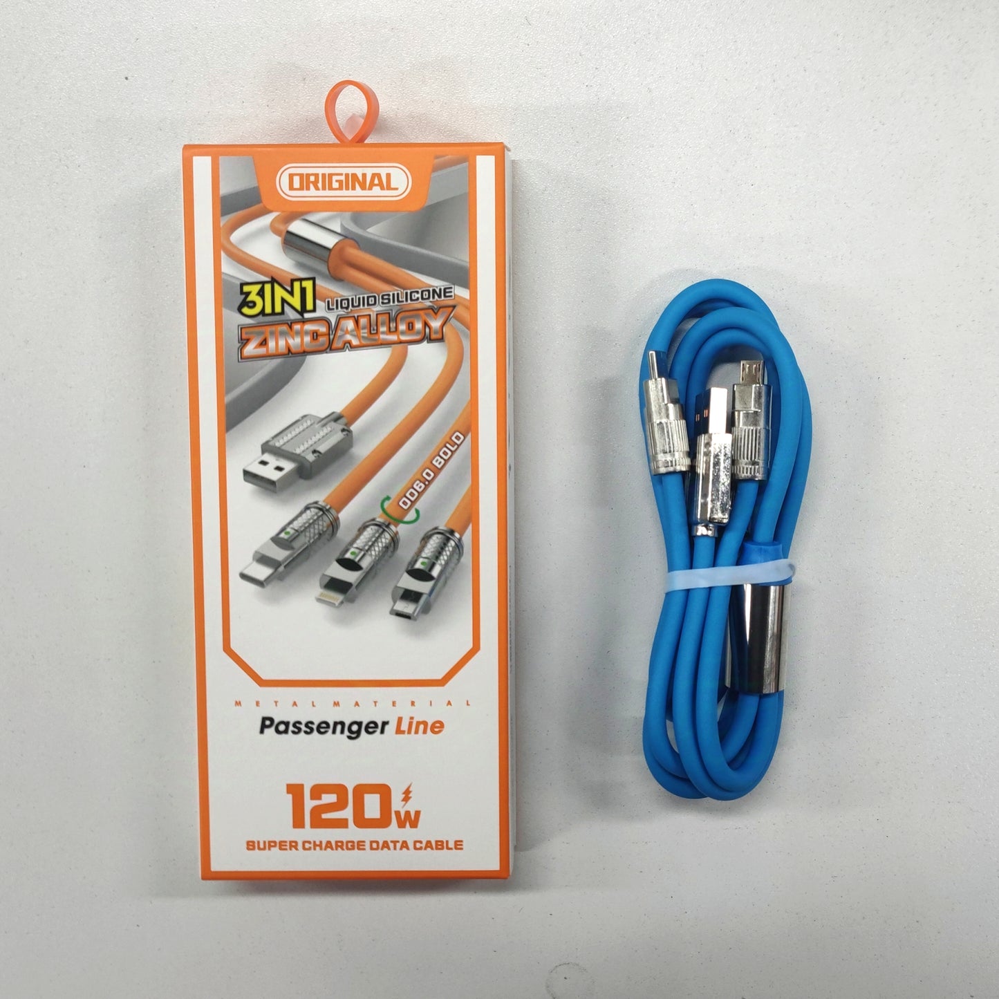 3-in-1 data cable 120W super fast charge