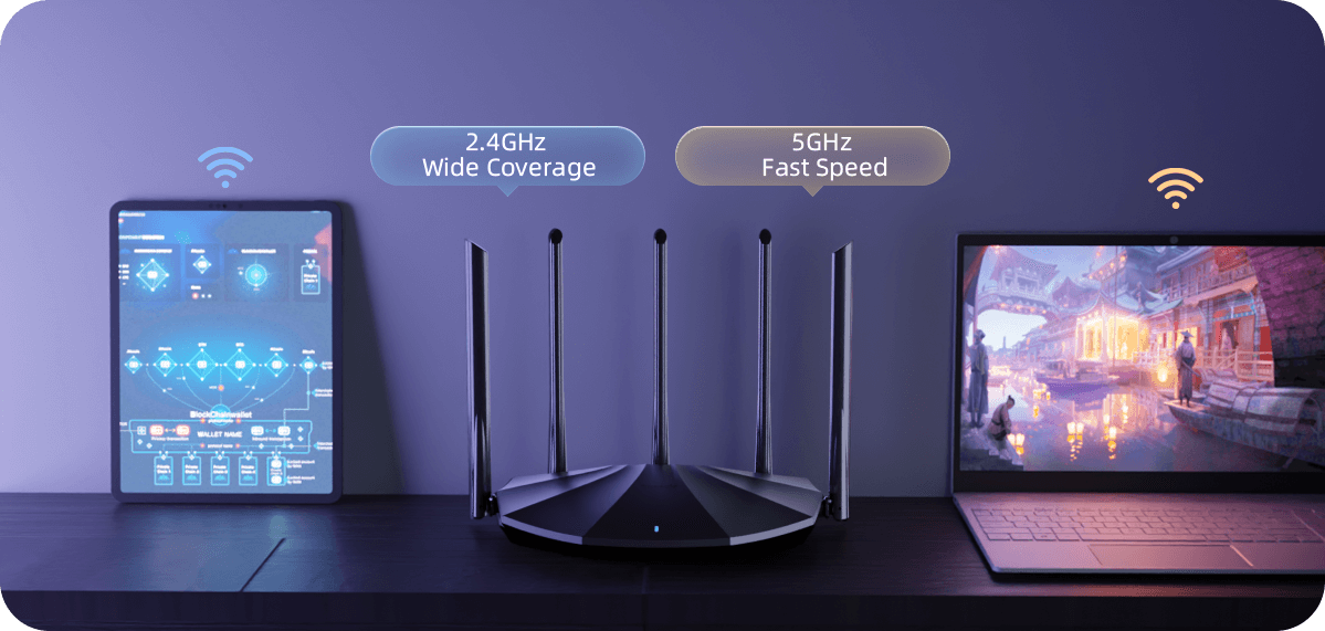 Tenda Tx2 Pro Dual-Band Gigabit Wi-Fi 6 Router